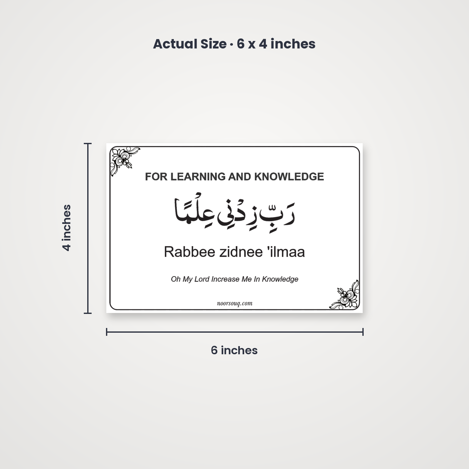 Noor Souq Dua Stickers, Set of 18 Transparent Duas for Kids and Family